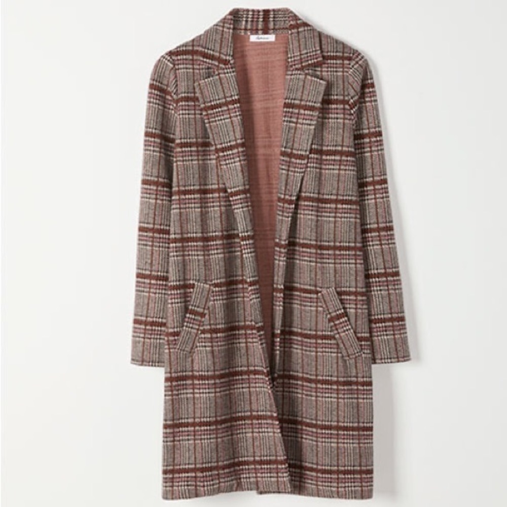 REITMANS plaid midi Blazer/coat size medium - Picture 1 of 14